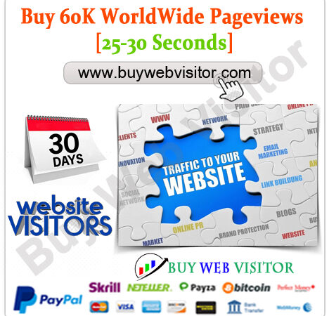 Buy 60K WorldWide Pageviews [25-30 Seconds]